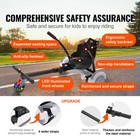 Uimoso Hoverboard Seat W  Led Lights Self-balancing Scooter Go-kart Attachment