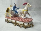 Rare Schmid Disney Classic Cinderella In Coach Music Box-please Read Description