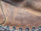 Vintage Rare Bob Feller Jc Higgins Model 1663 3 Finger Baseball Mitt Glove