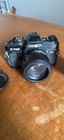 Minolta X-700 Black 35mm Slr Film Camera W  Lenses  Sigma Lens   Cap