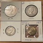 Lot Of 4 United Kingdom Coin Denominations  1961-1963 - Combined Shipping Ok