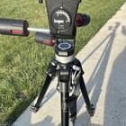 Bogen 3211 Tripod With Manfrotto 3047 Pan tilt Head  Original Sling And Bag