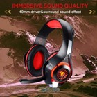 Red Led Pro Gaming Headset W  Mic Xbox One Wireless Ps4 Headphones Microphone Us