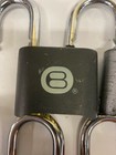 Used Lot Of 5 Master Lock  178 Missing Codes