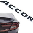 Car 3d Rear Tail Letter Emblem Replacement For Accord car Badge Decals A Black