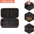 New Wireless Microphone Case For Jbl Dual Mic System  Travel Bag Black Case Only