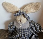 Vintage Plush Handmade Rag Doll Rabbit 16 