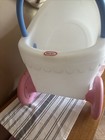 Little Tikes Child Size Baby Doll Stroller Vintage Plastic Buggy Pram White