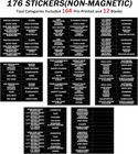 Toolbox Organization Stickers 176 Pcs Tool Chest Label Stickers With Strong Adhe