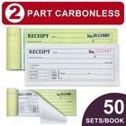 6-pack Carbonless Receipt Book For Small Business - Money   Rent Receipts  2-   