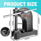 3ton Arbor Press Ratchet Leverage Metal Punch Machine For Stamping   Stretching