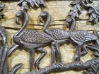 Cast Iron Flamingo Plaque Sign Florida Home Garden Wall Decor Stepping Stone