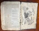 Scrapbook In A Book 1860s-90s Antique Historic Articles Ephemera Poems Antique