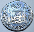 1798 Nr-jj Colombia Silver 1 Reales Antique Rare Spanish Colonial 1700 s Coin