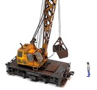 Ho Scale Rr Crane Custom Made Painted   Weathered 1 87 Brass   Plastic Fsm