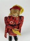 Vintage The Pioneers Joanie 9    Doll With Nut Head Wood Body 1940   s Era Figure