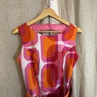 Vtg Julian Taylor Shift Dress Womens Sz 10 Retro Belted 60s Style Sleeveless