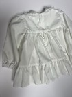 Vintage Baby Togs Girl Dress Collared Lace Trim 12 Months