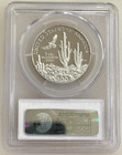 2001-w  100 Platinum Eagle Statue Of Liberty Pcgs Pr70 Dcam