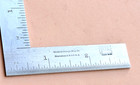 Brown   Sharpe Mfg  Co  No  547  3 X 2  Inch Thin Steel Square  Made In The Usa 