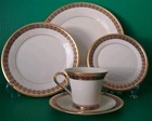 Rare Lenox China Tudor   set Of 4  5 Piece Place Settings Bone China 20 Pc Usa
