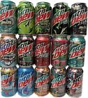 Build Your Own Mtn Dew 12 Floz Soda Can Pack Pick   Choose 14 Different Flavors
