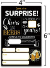 Fujloy Adult Birthday Party Invitations - Stylish Celebration Cards  20 Pack