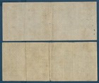 Russia Siberia   Urals 500 Rubles Small large S n 2pcs Set  P S831  Dec 1918  Vf