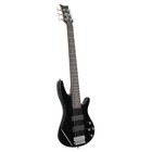 Full Size Gib 6 String H-h Pickup Electric Bass Guitar Bag Pick Black New