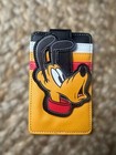 Nwt  Disney Buckle Down Pluto Cardholder Wallet New Orange Mickey   s Dog