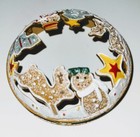 Yankee Candle Gingerbread Star Snowflake Tree Cookies Illuma Lid Topper Retired