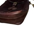 Mulholland Brothers Hand Made In America Usa Leather Bag 2 Bottle Wine Tote