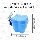 10 Pieces Plastic Baby Tooth Keepsake Box Set  Multicolor Teeth Storage Case