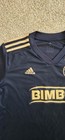 Adidas Philadelphia Union Mls Soccer Aeroready Jersey Shirt Size M Navy
