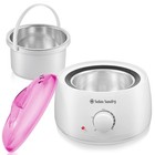 Portable Electric Hot Wax Warmer Machine For Hair Removal - Pink Lid