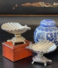 Antique Tiffany   Co Sterling Silver Tortoise Scallop Shell Dish Pair 3 25   