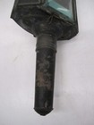 Antique Candle Light Holder Lantern Lamp For Buggy Carriage Red Glass Beveled