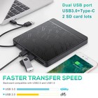 Usb3 0 External Dvd Cd Rw Disc Burner Combo Drive Reader Windows Mac Laptop Pc