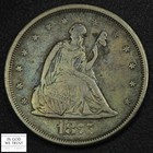 1875 S Twenty Cent Silver Piece 20c