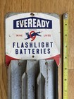 Vintage Advertising Eveready Battery Display Rack Sign Nine Lives Metal 1960   s