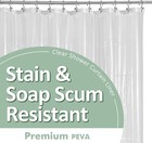 Oeko-tex Certified Shower Curtain Liner Standard Size  Clear
