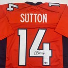 Autographed signed Courtland Sutton Denver Orange Football Jersey Jsa Coa