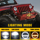 Pair 7  Inch Round Led Headlights Drl For 1965-1985 Land Cruiser Fj40 Fj60 J80 