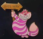 Da Disney Auctions - This Way Cheshire Cat Disney Pin 37350 Noc 