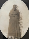 Antique Victorian Mourning Ghost Spirit Photo Framed Memorial Portrait Oddity