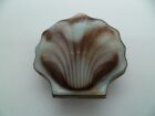 Ussr Vintage Clam Shell Powder Compact Silver Gilding