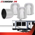 4x Push Through  Center Cap Fit For 3 1 4   3 25  Trailer Rims Center Bore
