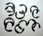 Twelve  12  Rear Motor C Clips 3 8  Champion Vintage Original Slot Car Nos