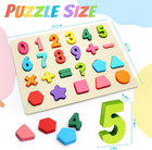 Educational Learning Toys For Kids Toddler Puzzles  Number Blocks Games