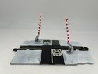 Bachmann White Snow 143 3027 E-z Track Ho Scale Dual Crossing Gates New Complete